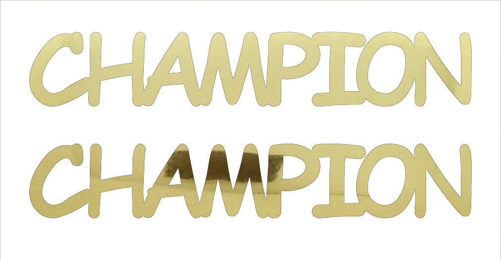 Custom-Buzz Word - CHAMPION Gold