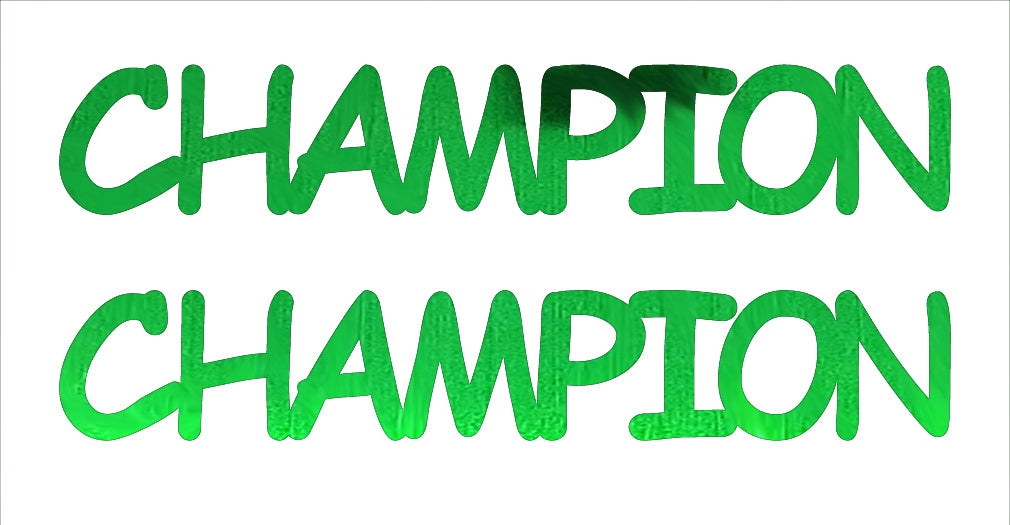 Custom-Buzz Word - CHAMPION Green