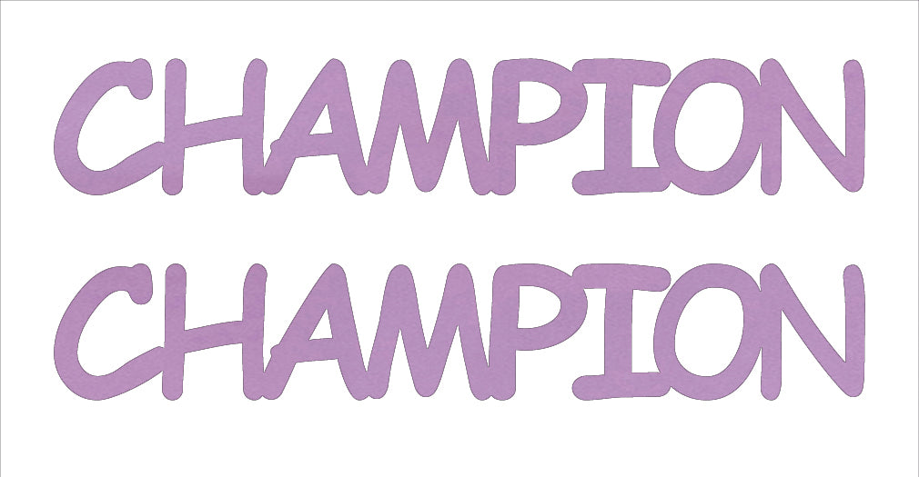 Custom-Buzz Word - CHAMPION Pink