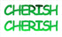 Custom-Buzz Word - CHERISH Green