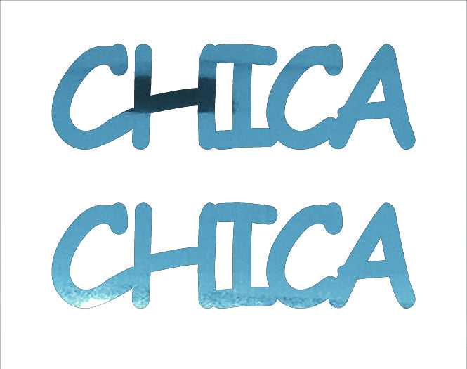 Custom-Buzz Word - CHICA Blue Sky