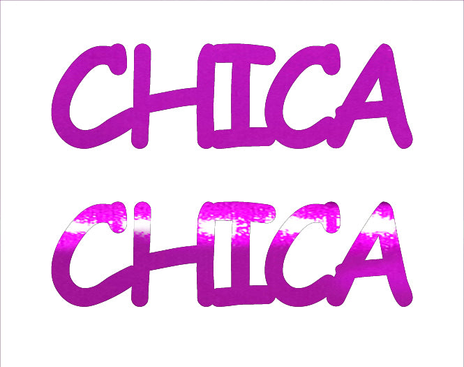 Custom-Buzz Word - CHICA Fuchsia