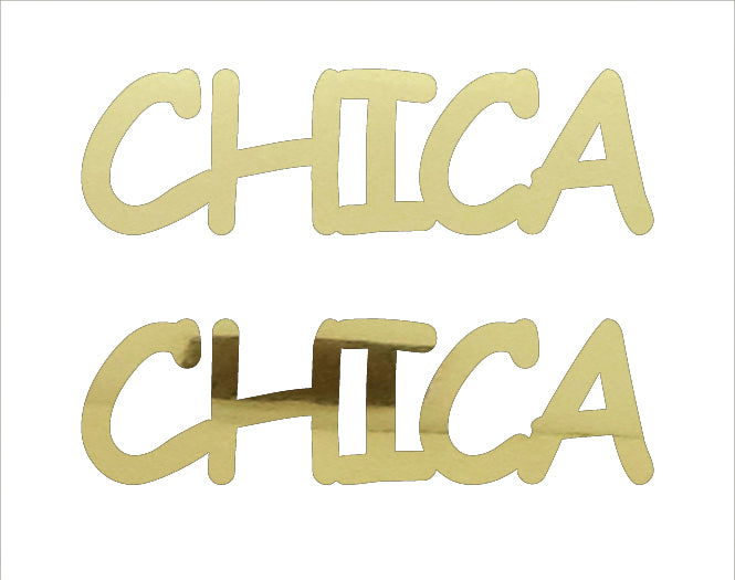 Custom-Buzz Word - CHICA Gold