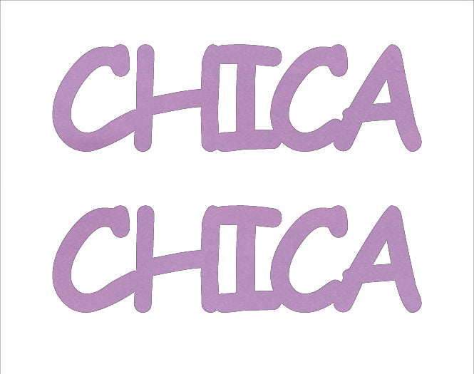 Custom-Buzz Word - CHICA Pink