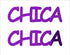 Custom-Buzz Word - CHICA Purple