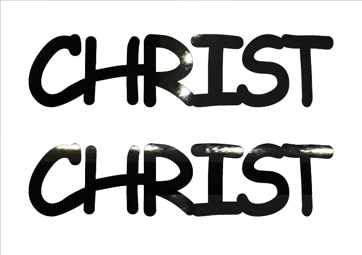 Custom-Buzz Word - CHRIST Black