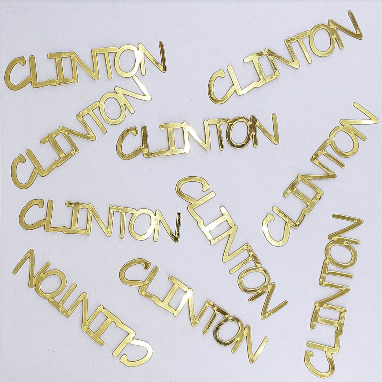 Custom-Buzz Word - CLINTON