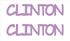 Custom-Buzz Word - CLINTON Pink