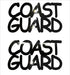 Custom-Buzz Word - COAST GUARD Black