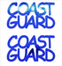 Custom-Buzz Word - COAST GUARD Blue Royal