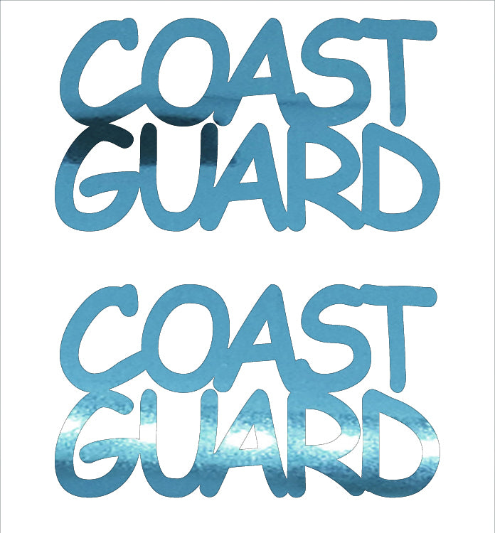 Custom-Buzz Word - COAST GUARD Blue Sky