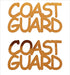 Custom-Buzz Word - COAST GUARD Orange