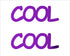 Custom-Buzz Word - COOL Purple