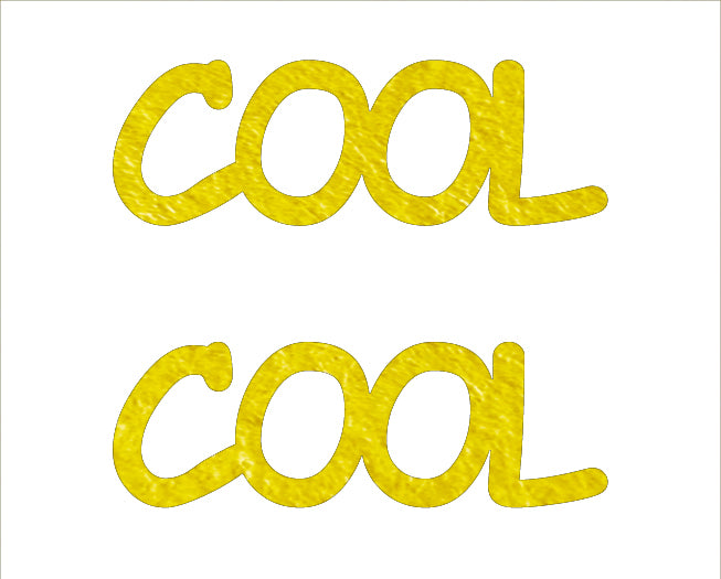 Custom-Buzz Word - COOL Yellow Paper