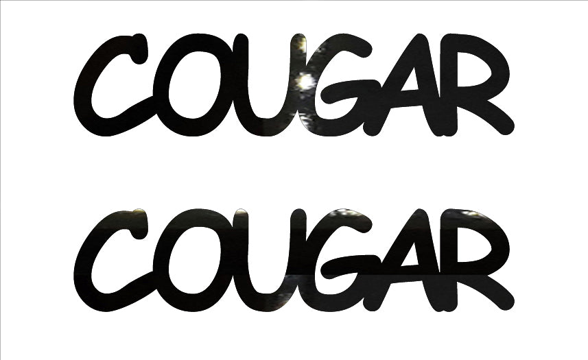 Custom-Buzz Word - COUGAR Black