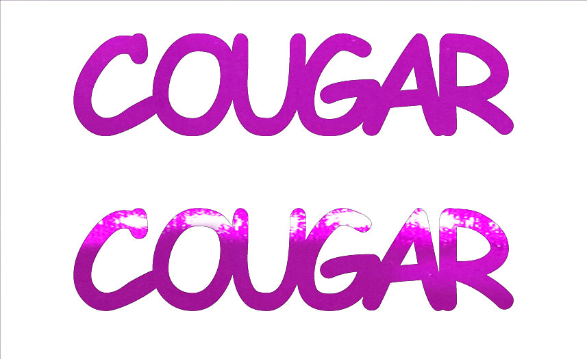 Custom-Buzz Word - COUGAR Fuchsia