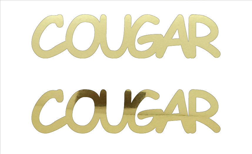 Custom-Buzz Word - COUGAR Gold