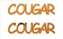 Custom-Buzz Word - COUGAR Orange