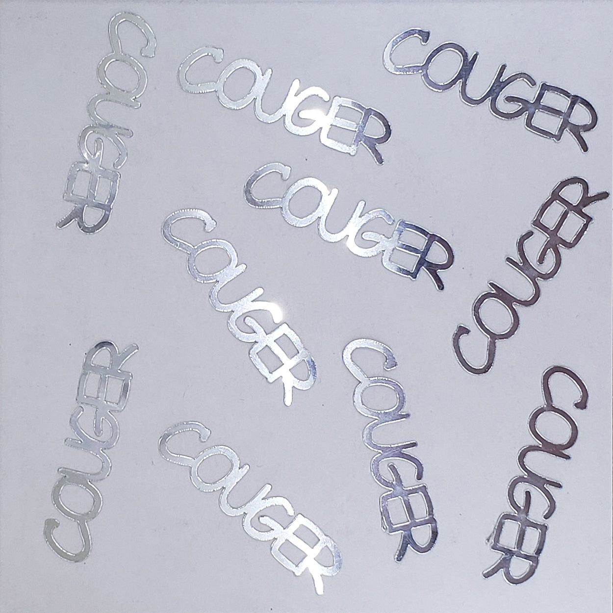 Custom-Buzz Word - COUGAR Silver