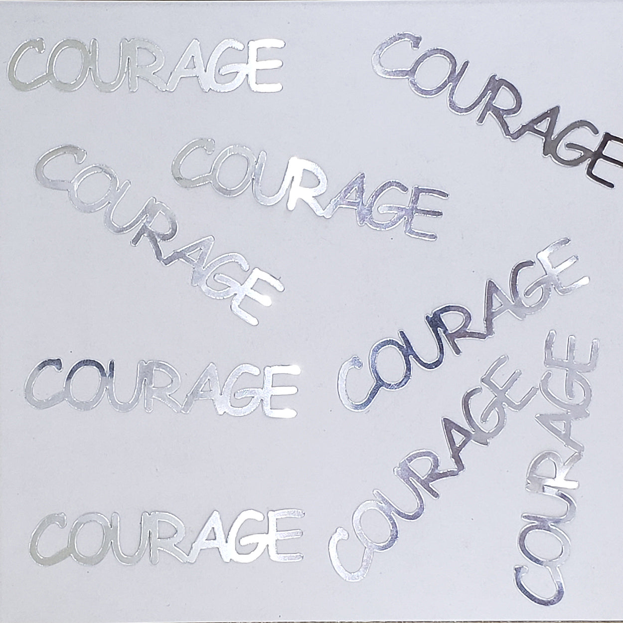 Custom-Buzz Word - COURAGE