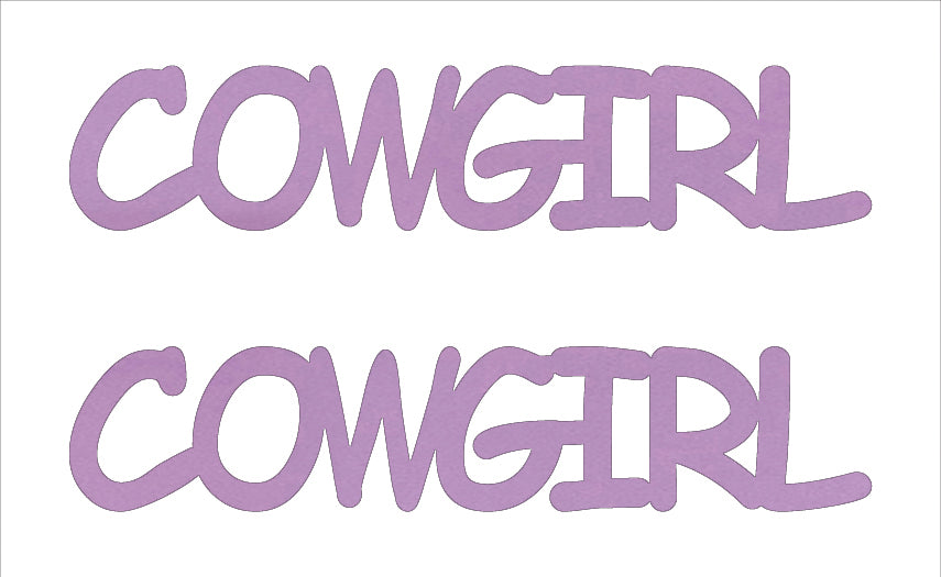 Custom-Buzz Word - COWGIRL Pink