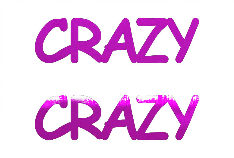 Custom-Buzz Word - CRAZY Fuchsia