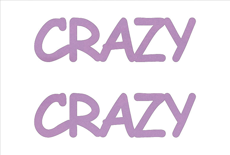 Custom-Buzz Word - CRAZY Pink