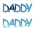 Custom-Buzz Word - DADDY Blue Sky