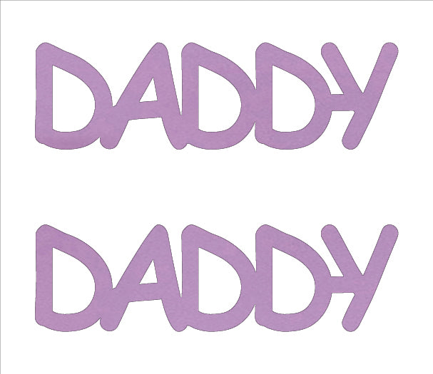 Custom-Buzz Word - DADDY Pink