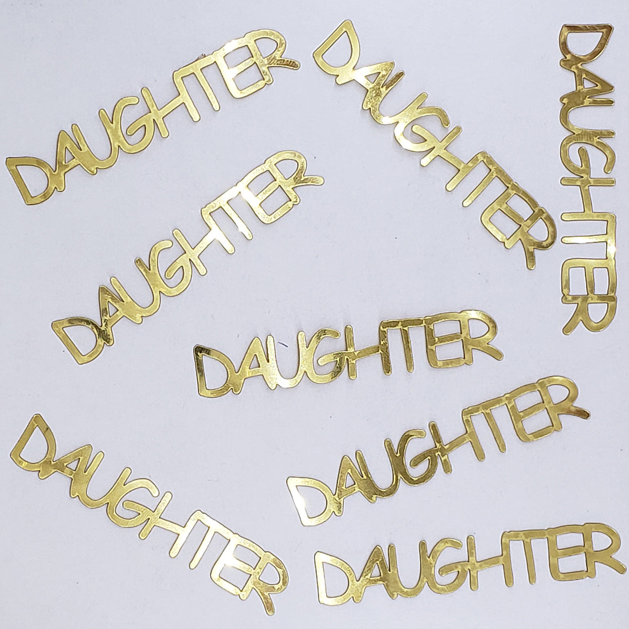 Custom-Buzz Word - DAUGHTER Gold