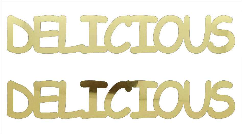 Custom-Buzz Word - DELICIOUS Gold