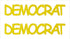 Custom-Buzz Word - DEMOCRAT Yellow Paper