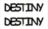 Custom-Buzz Word - DESTINY Black