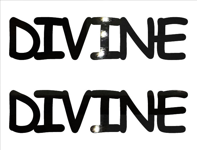 Custom-Buzz Word - DIVINE Black