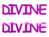 Custom-Buzz Word - DIVINE Fuchsia