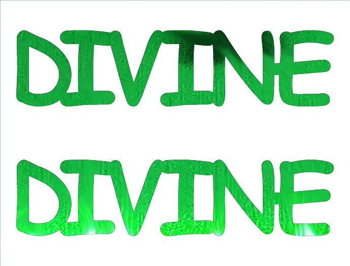 Custom-Buzz Word - DIVINE Green