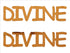 Custom-Buzz Word - DIVINE Orange