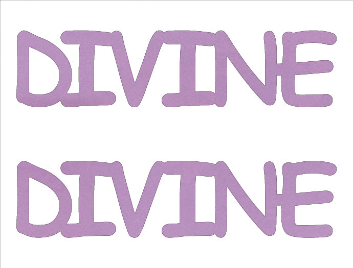 Custom-Buzz Word - DIVINE Pink