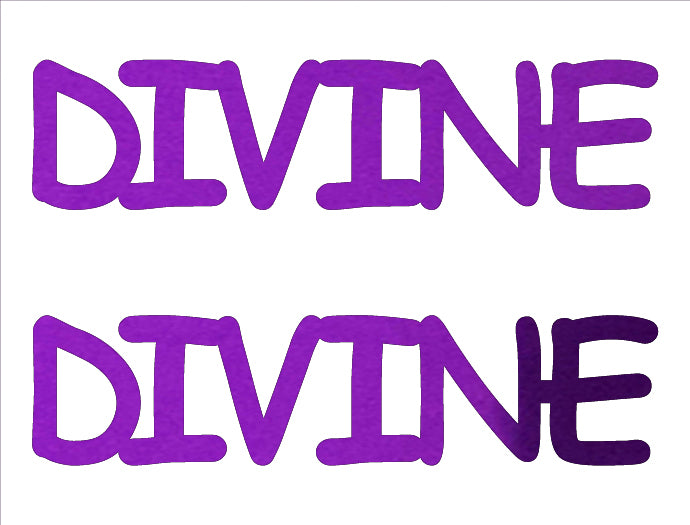 Custom-Buzz Word - DIVINE Purple