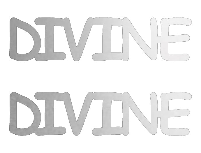 Custom-Buzz Word - DIVINE Silver