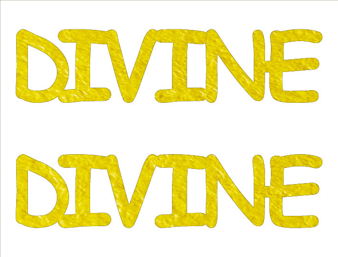 Custom-Buzz Word - DIVINE Yellow Paper