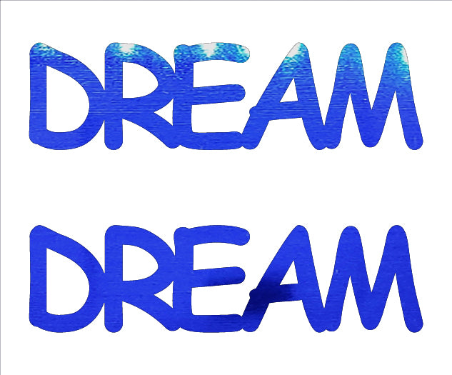 Custom-Buzz Word - DREAM Blue Royal