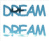 Custom-Buzz Word - DREAM Blue Sky