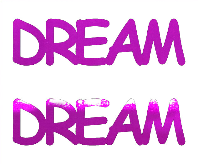 Custom-Buzz Word - DREAM Fuchsia