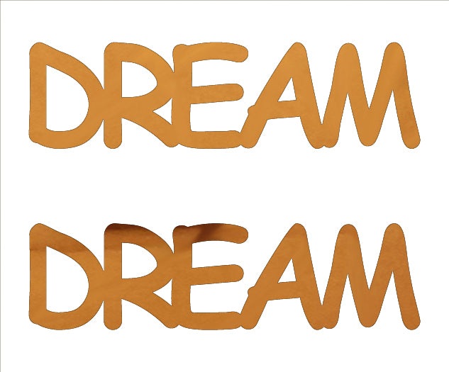 Custom-Buzz Word - DREAM Orange