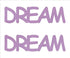 Custom-Buzz Word - DREAM Pink