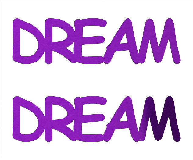 Custom-Buzz Word - DREAM Purple