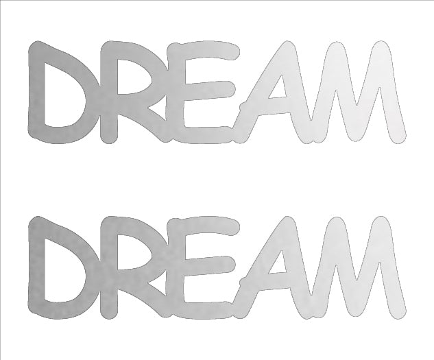 Custom-Buzz Word - DREAM Silver