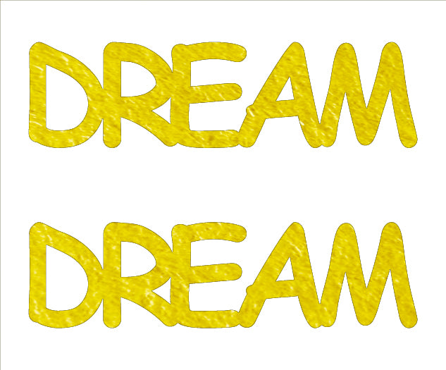 Custom-Buzz Word - DREAM Yellow Paper