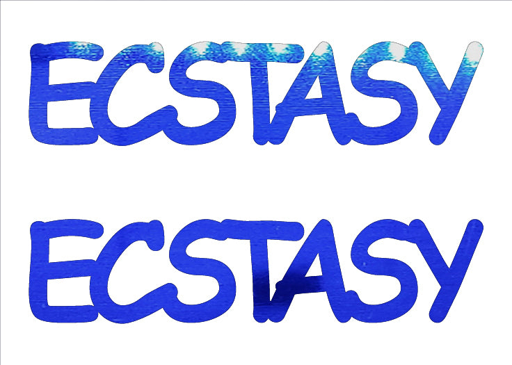 Custom-Buzz Word - ECSTASY Blue Royal